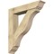 Ekena Millwork Funston Traditional Rough Sawn Bracket w/ Offset Brace, Douglas Fir, 8"W x 40"D x 44"H BKT0806X40X44FST01RDF - alternate 1